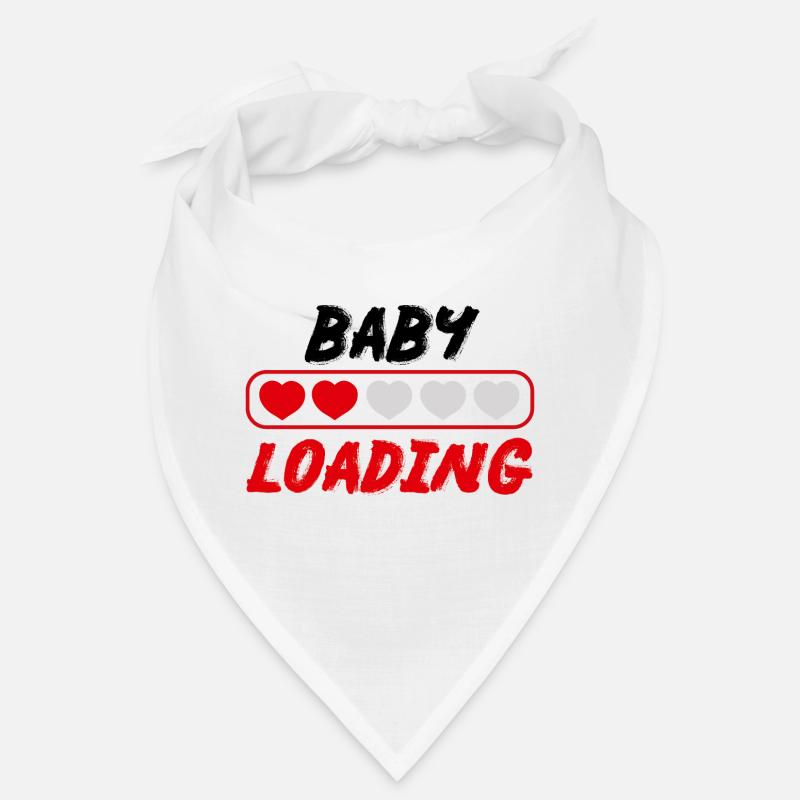 baby loading funny heart loading bar Bandana