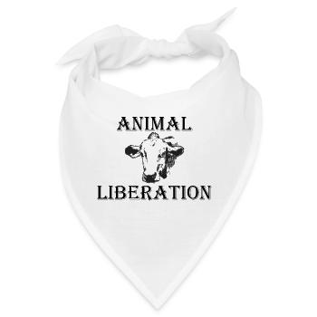Animal Liberation - Bandana - Weiß - Vorne