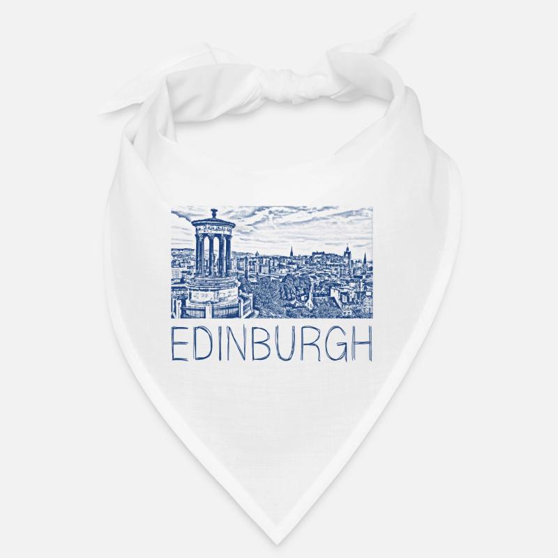 Stiftzeichnung Edinburgh Bandana