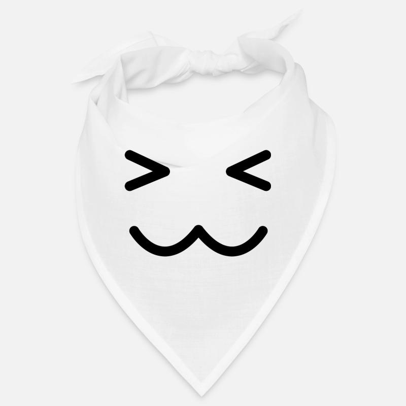 Emoji Süßes Gesicht Smile Face Niedlich Geschenk Bandana