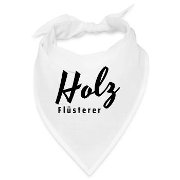holz flüsterer - Bandana - Weiß - Vorne
