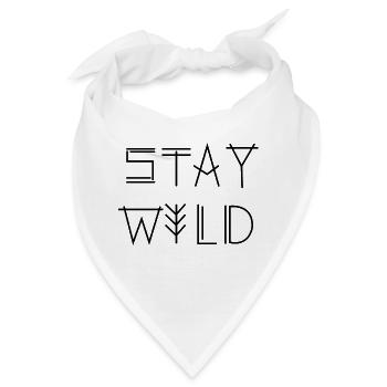 Adventure Outsider Outdoor Nature - Bandana - Weiß - Vorne