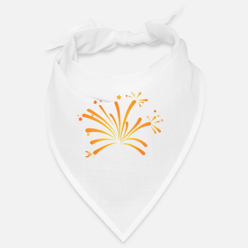 lively fireworks Bandana