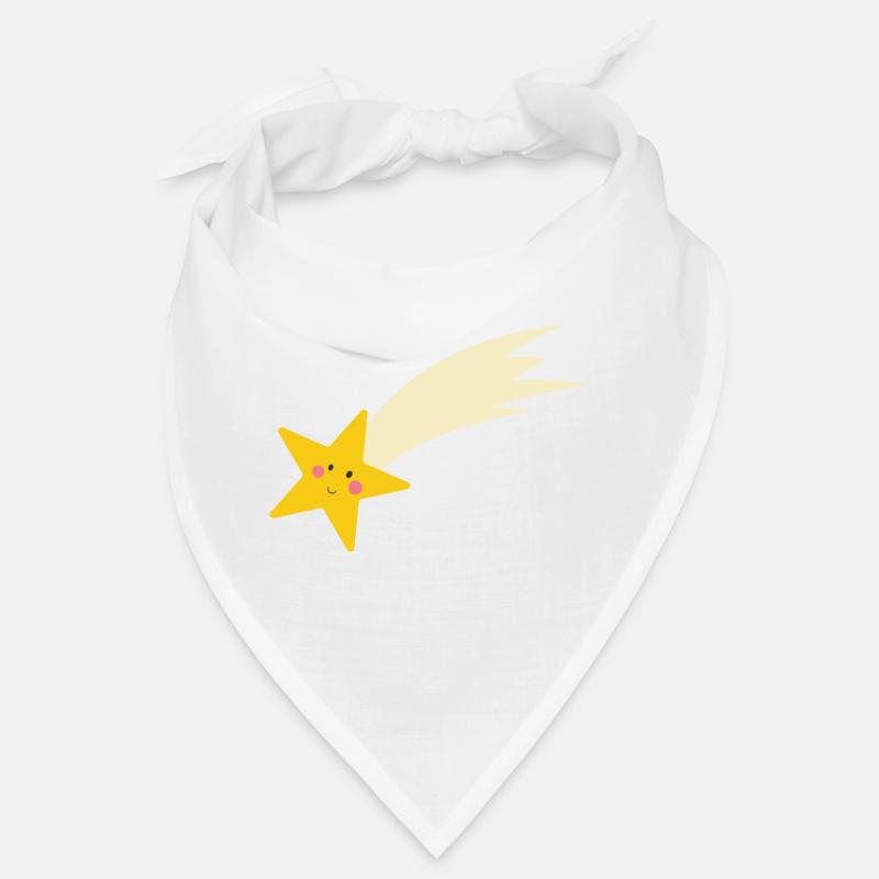 Sternschnuppe - Bandana - Weiß