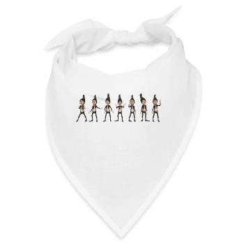 Sieben Zwerge - Bandana - Weiß - Vorne