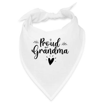 stolze Oma. Oma. - Bandana - Weiß - Vorne