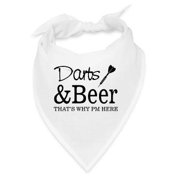 Darts Dart - Bandana - Weiß - Vorne