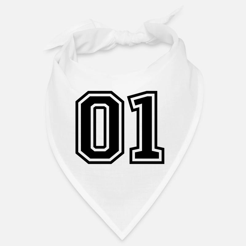 01 numéro un numéro Bandana
