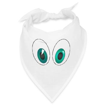Augen 3 - Bandana - Weiß - Vorne