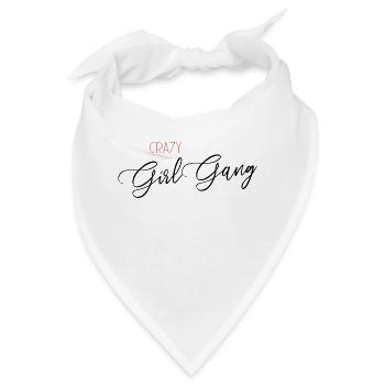 Crazy Girl Gang - Bandana - Weiß - Vorne