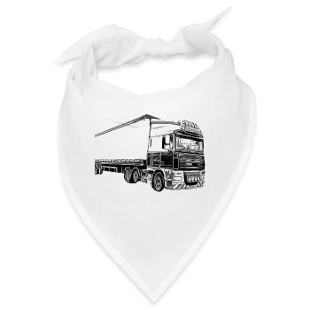 Lastwagen - Bandana - Weiß - Vorne