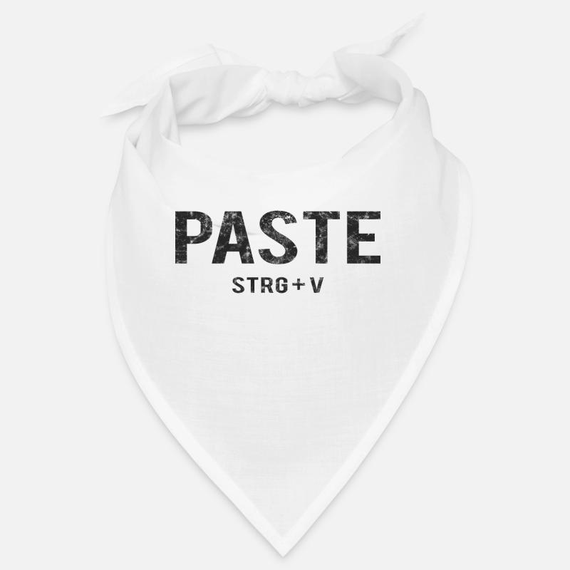 Paste STRG+V - Bandana - Weiß