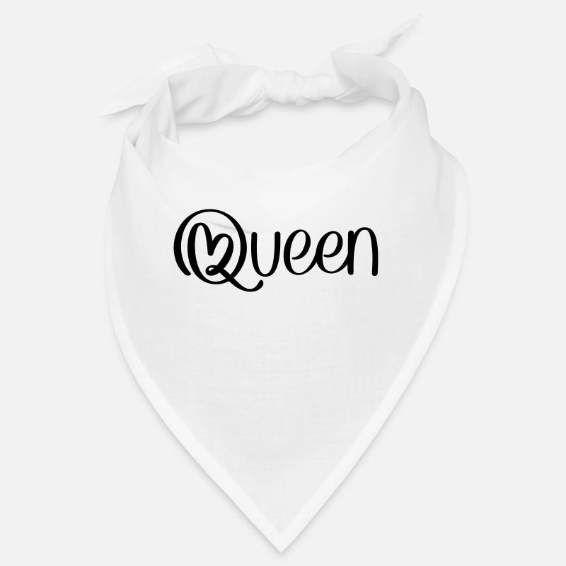 Queen mit Herz Bandana