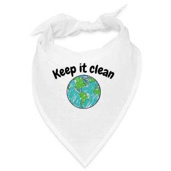 Kohleausstieg Klimawandel Kohle Protest - Bandana - Weiß - Vorne