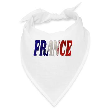 France - Bandana - Weiß - Vorne