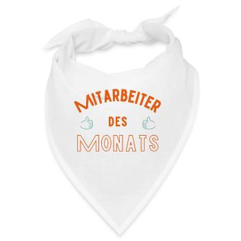 Mitarbeiter des Monats - Bandana - Weiß - Vorne