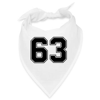 63 - Bandana - Weiß - Vorne