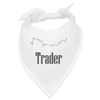 Börsen Trader - Bandana - Weiß - Vorne