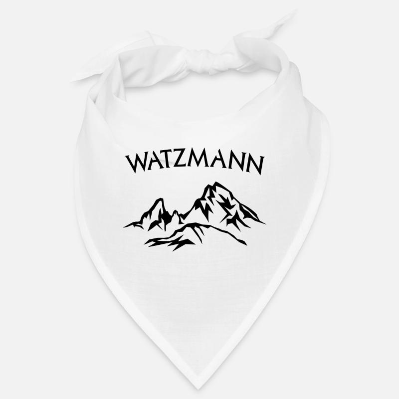 Berg Watzmann lettering black - color selectable Bandana
