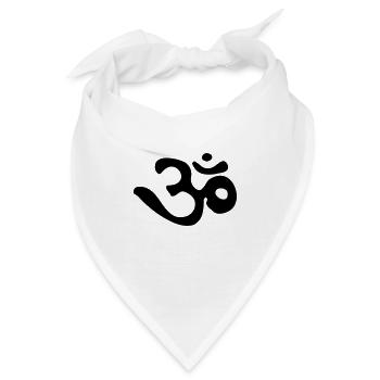 OM - AUM - Bandana - Weiß - Vorne