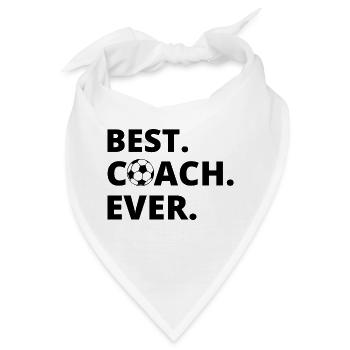 BESTER TRAINER EVER - Bandana - Weiß - Vorne