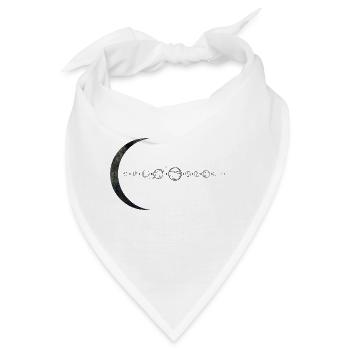 Planeten - Bandana - Weiß - Vorne