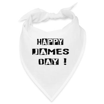EINEN SCHÖNEN JAMES-TAG! - Bandana - Weiß - Vorne