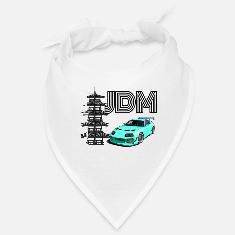 JDM Supra design - Bandana - white