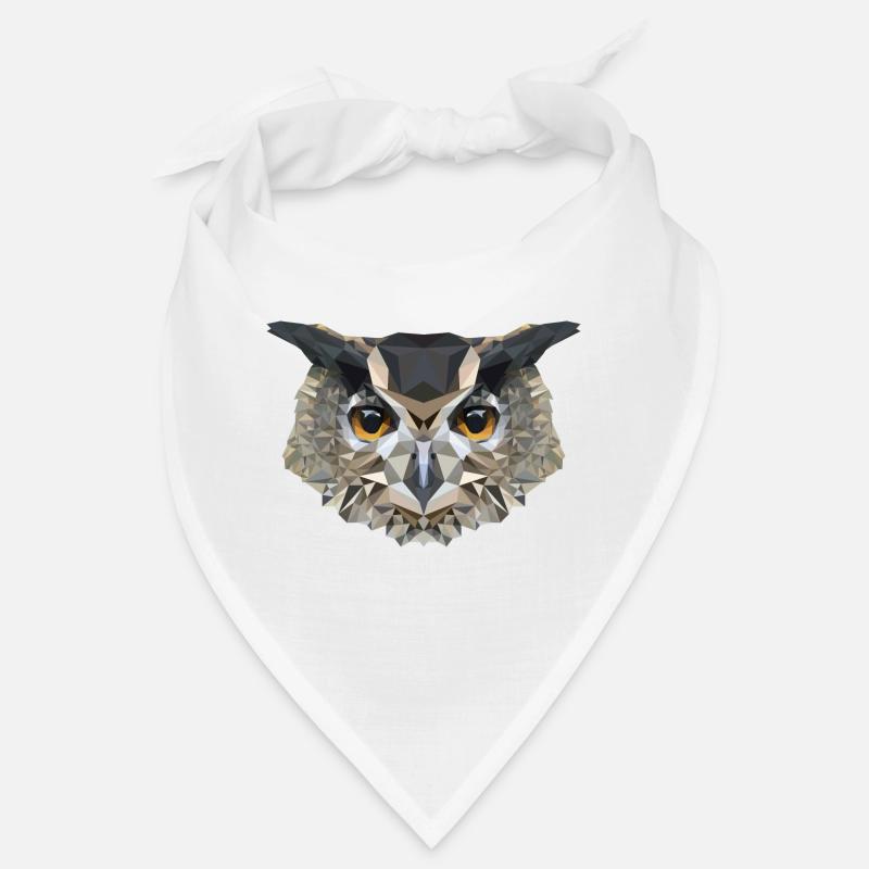 Eule Polygon Kauz Bandana