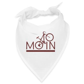 MOIN Fahrrad Mountainbike Radeln Sport - Bandana - Weiß - Vorne