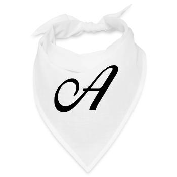 A - Bandana - Weiß - Vorne