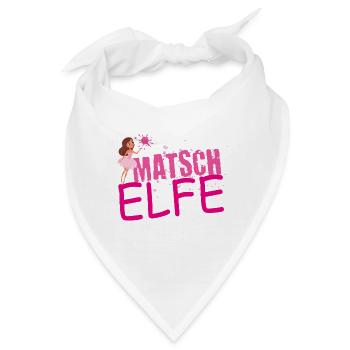 Muddy run shirt mud Matsch Lauf Elfe Team Frau - Bandana - Weiß - Vorne