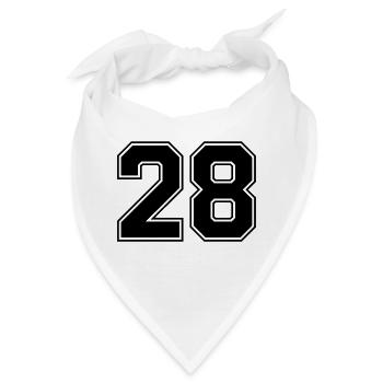 28 - Bandana - Weiß - Vorne