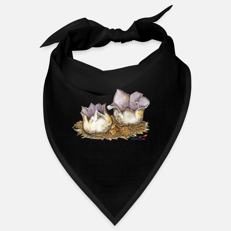 Kronenbecherling (Sarcosphaera coronaria) Bandana