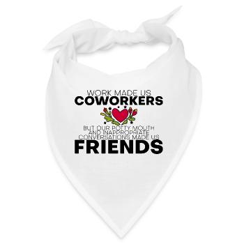 Our Inappropriate Conversations Made Us Friends 4 - Bandana - Weiß - Vorne