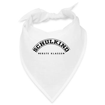 Schulkind - Bandana - Weiß - Vorne