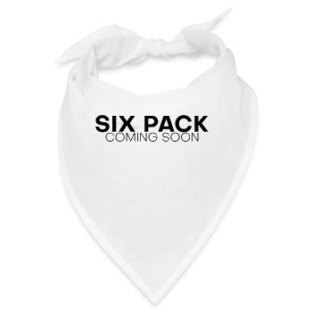 Six Pack Coming Soon 16 - Bandana - Weiß - Vorne