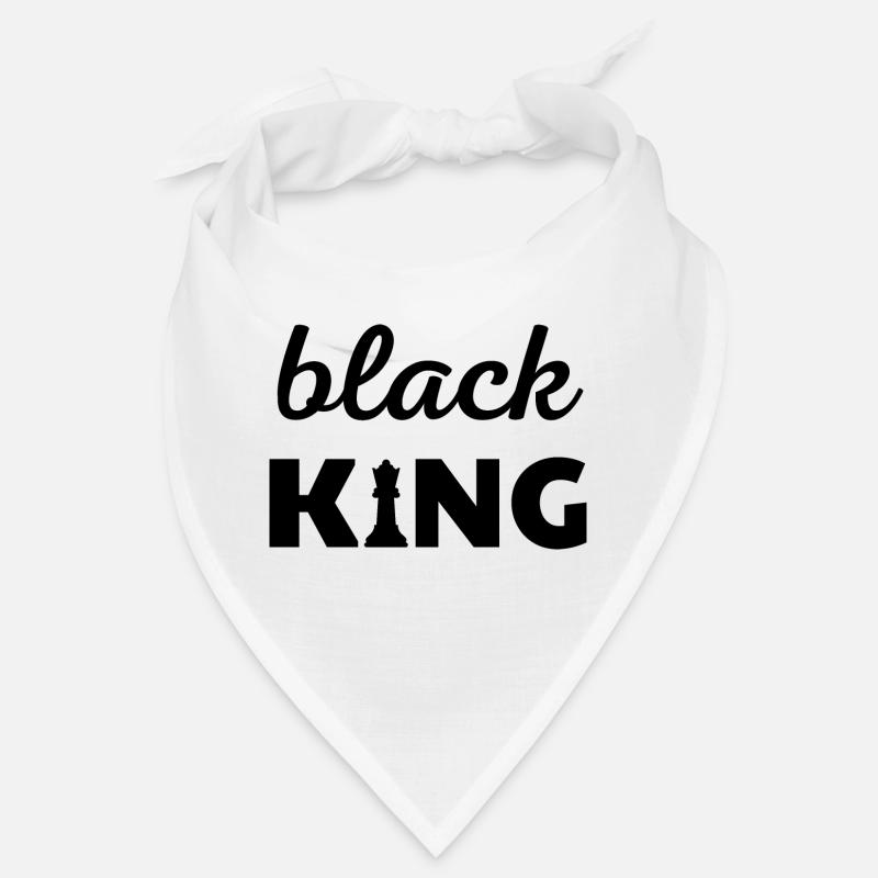 CHESS ÉCHECS BLACK KING Bandana