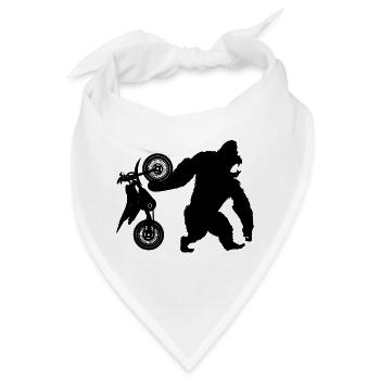 Dirt Bike - Bandana - Weiß - Vorne
