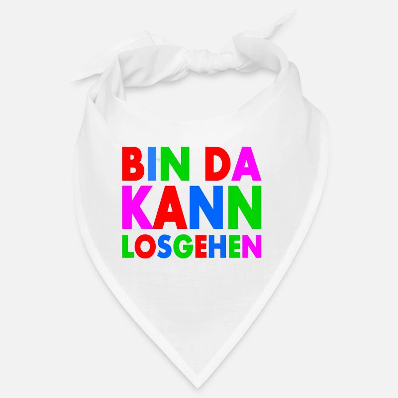 BIN DA KANN LOSGEHEN Bandana
