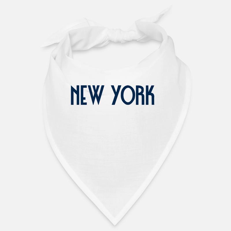 New York - Bandana - blanc