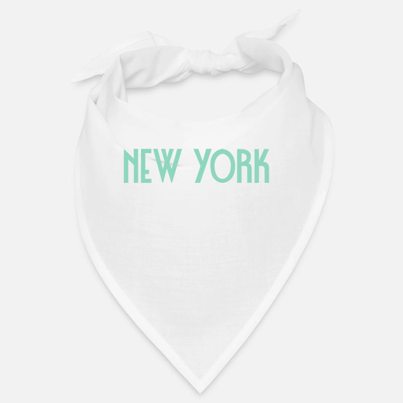 New York - Bandana - blanc