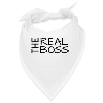 the real boss - Bandana - Weiß - Vorne