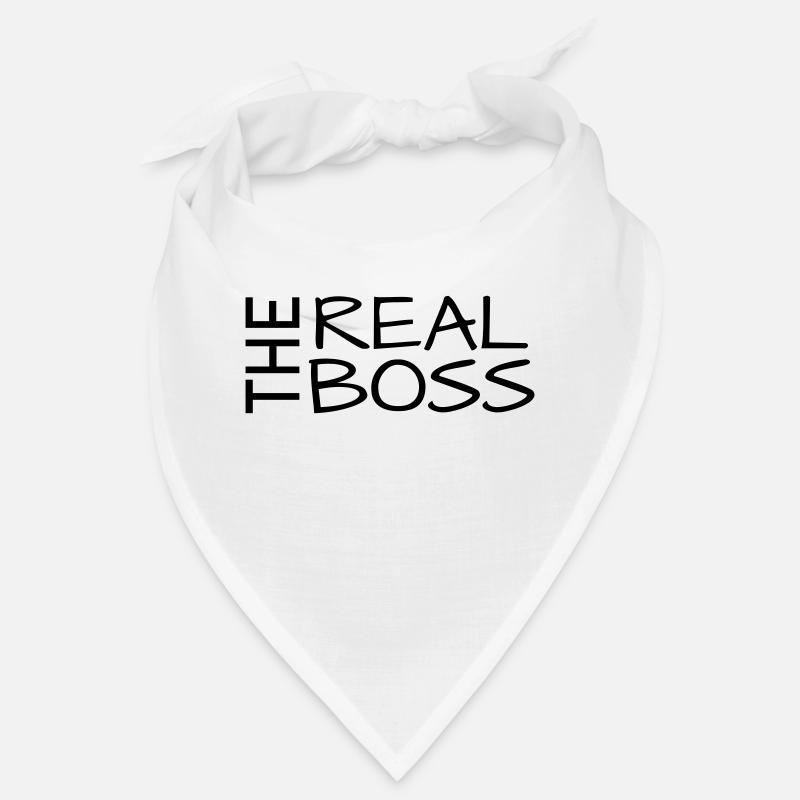 the real boss - Bandana - white