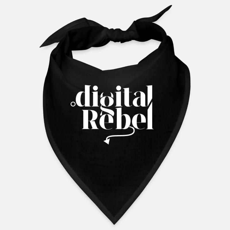 Digital Rebel White Bandana