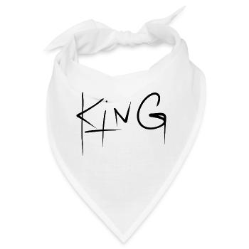 King - Bandana - Weiß - Vorne