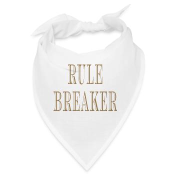 Rule Maker Rule Breaker - Bandana - Weiß - Vorne