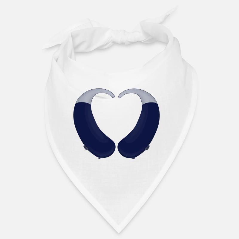 Heart and Hearing Aid Bandana