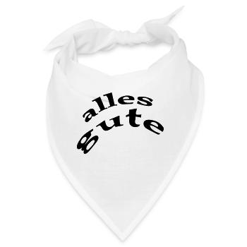 alles gute - Bandana - Weiß - Vorne