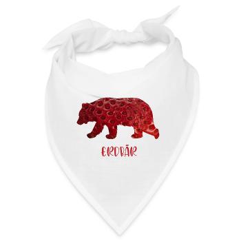 Erdbär - Bandana - Weiß - Vorne